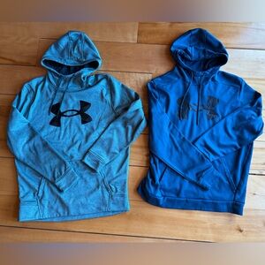 UA Men's Blue and Teal Fleece Twist Hoodies